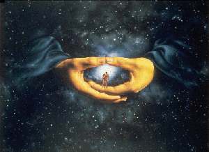 mains de Dieu