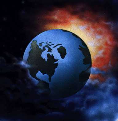 terre vue de l'espace