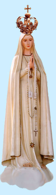 Statue de la vierge de Fatima