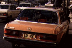 taxi à Jerusalem 1984