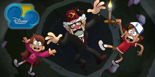 illustration promotionnelle de l'épisode "Bottomless Pit"  de la série "Gravity Falls"