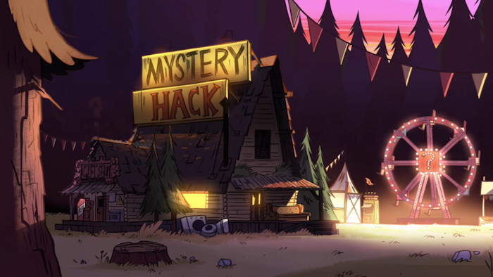 Grande roue  Capture d'écran: série "Gravity Falls" sur Disney channel 411