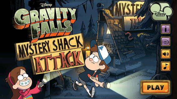 Jeu vidéo: "Mystery Shack Attack" de la série "Gravity Falls"