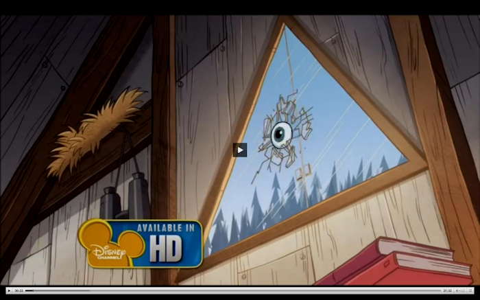 "Souvenirs de Gravity Falls" ("Gravity Falls")
