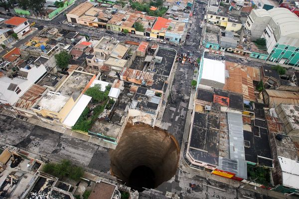 "Sinkhole" découvert au Guatemala