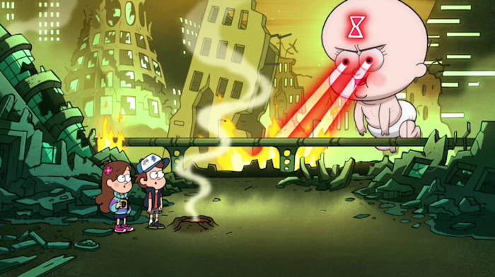Dipper et Mabel voyagent dans le temps futur