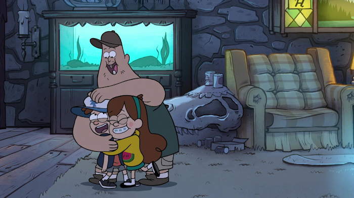 Capture d'écran: série "Gravity Falls" sur Disney channel 411