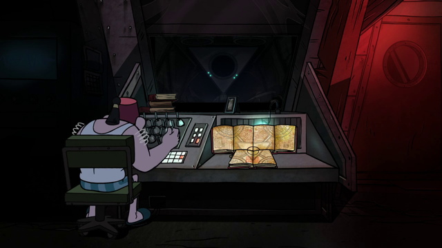 Stan dans son laboratoire secret  Capture d'écran: série "Gravity Falls" sur Disney channel 411  