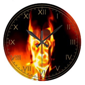 Horloge murale: "ange puits de l'abîme"