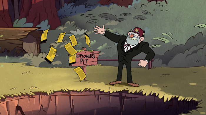 Episode "Bottomless Pit" de la série "Gravity Falls"