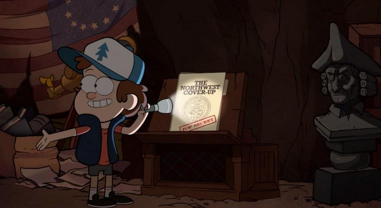 Capture d'écran: série "Gravity Falls" sur Disney channel 411