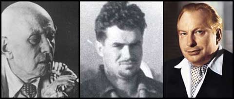 Aleister Crowley, Jack Parsons et Ron Hubbard