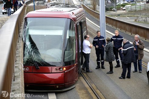 Déraillement tramway à Clermont-Ferrand
