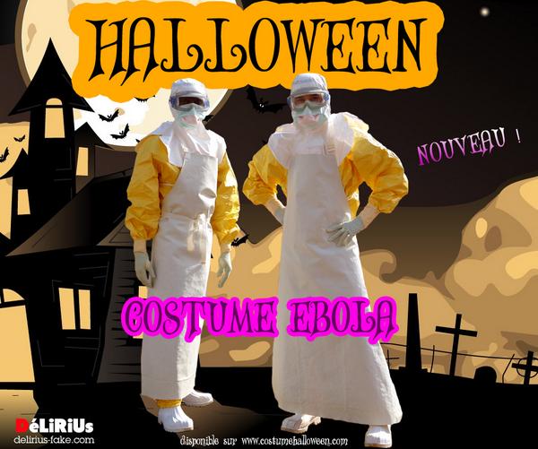 Faux costume tenue biohasard anti-Ebola