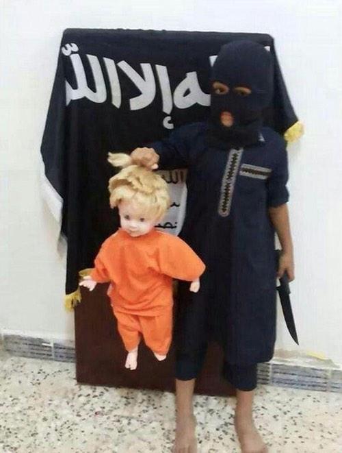 Montage photo style propagande Isis