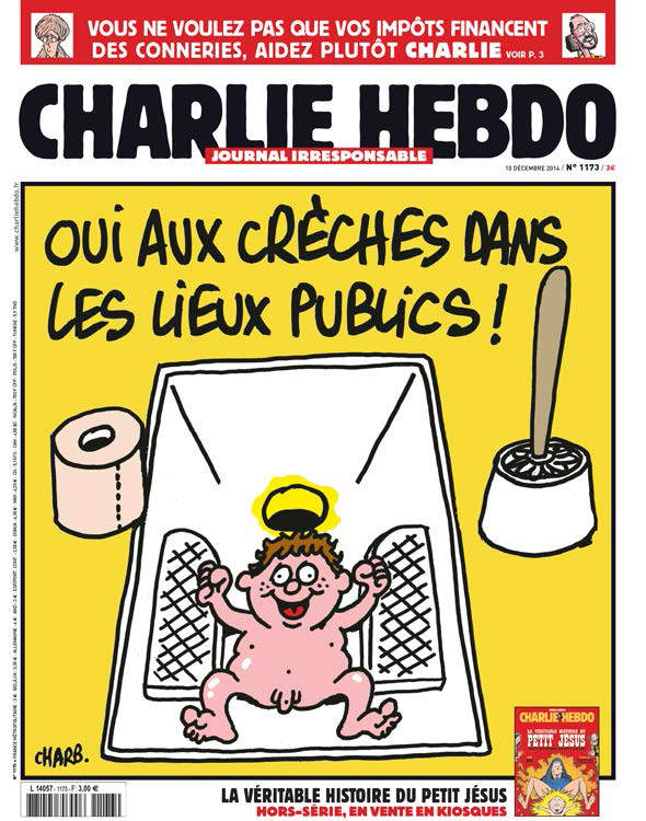 Couverture du Charlie Hebdo n°1173