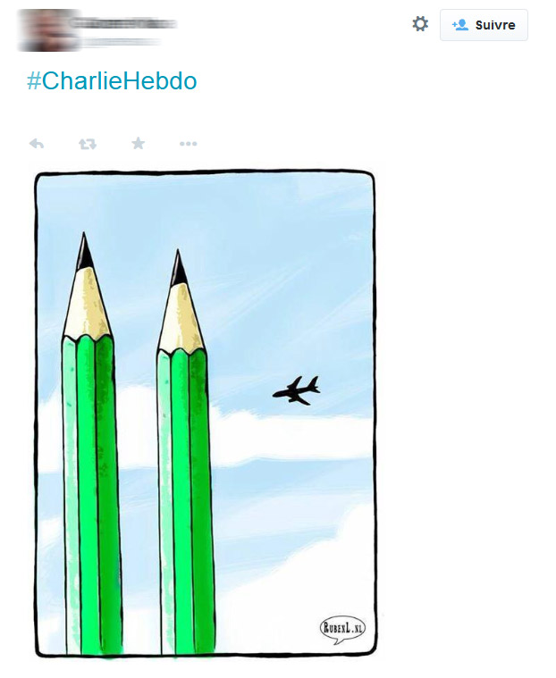 Hommage aux victimes de la tuerie chez Charlie Hebdo