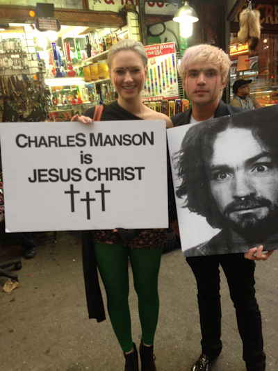 "Charles Manson est Jésus-Christ" selon JJ Brine...