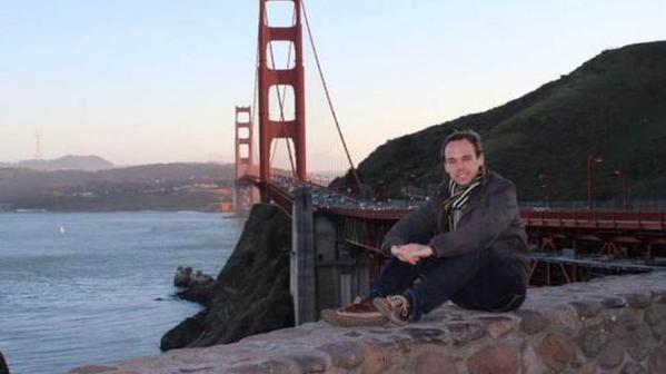 Andreas Lubitz devant le Golden Gate à San Francisco