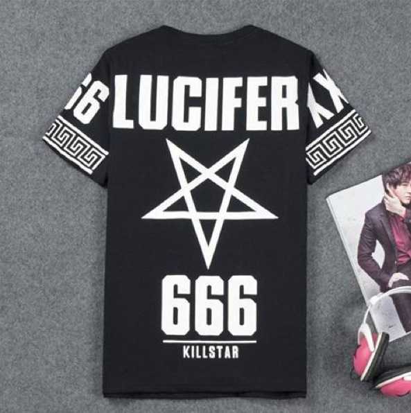 T-shirts Lucifer 666  Killstar: l'étoile tueuse  Vivre vite, vivre pour toujours