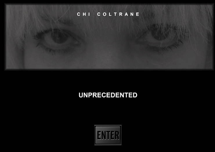 Homepage site officiel de Chi Coltrane