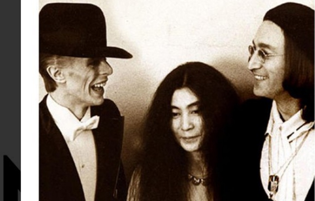 David Bowie, Yoko Ono et John Lennon