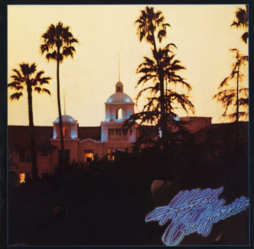 "Hotel California": pochette inspirée du Beverly Hills Hôtel à Beverly Hills