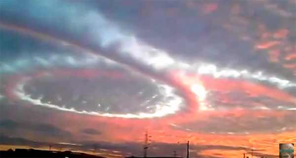 Nuages photographiés dans le ciel Californien en 2015