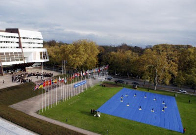 Drapeau UE 50e anniversaire