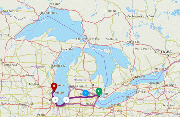 Detroit A-Racine B