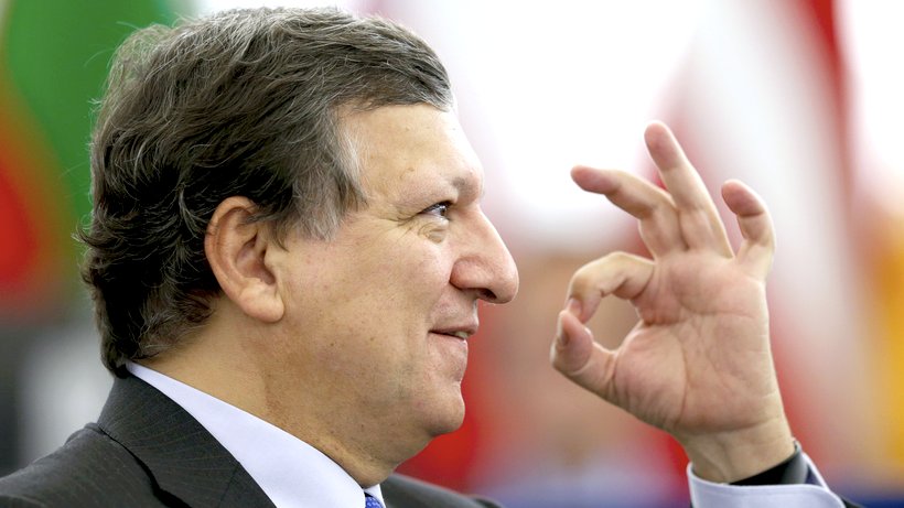 José Manuel Barroso flashant le 666 digital   