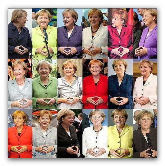 "Merkel-Raute" ou "Losange de Merkel"