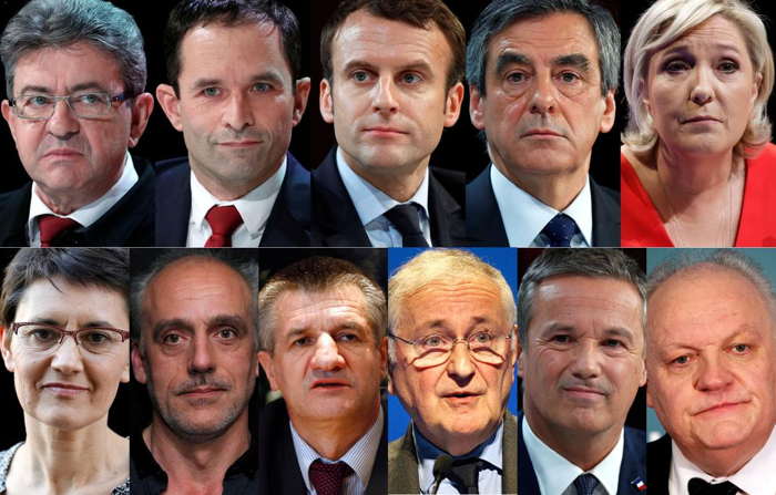 Onze candidats ont recueilli le nombre de parrainages nécessaires pour concourir à l’élection présidentielle de 2017