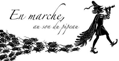 En marche avec son pipeau