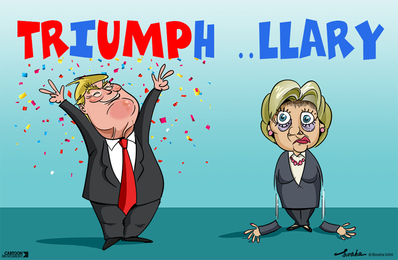 Trump / Clinton  Elections US de Novembre 2016