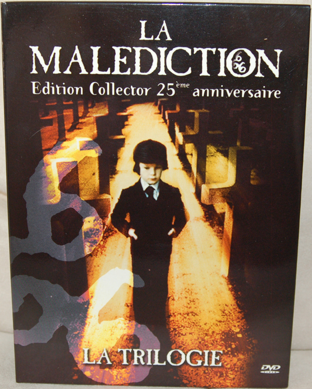 La Malédiction 25ème anniversaire, coffret trilogie DVD Pal. 