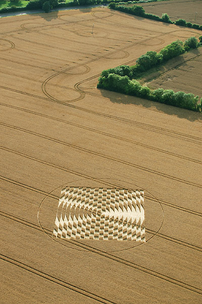 Crop circle effet optique