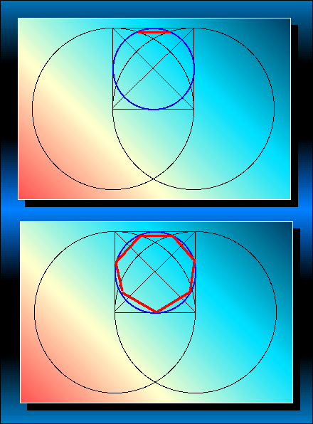 Exécution d'un heptagone