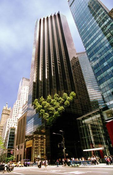 La Trump Tower et ses jardins suspendus