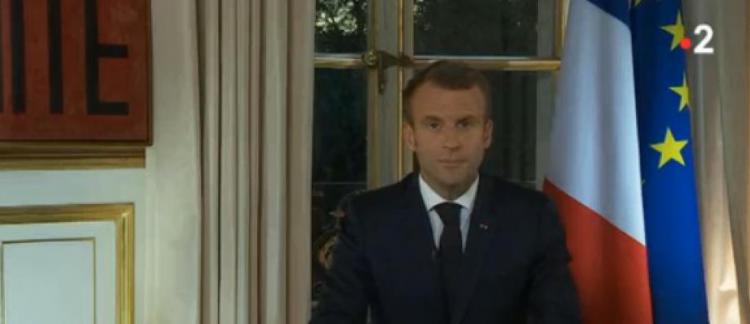 13,4 millions de personnes avaient suivi l'allocution télévisée du président Emmanuel Macron dans son bureau Elyséen
