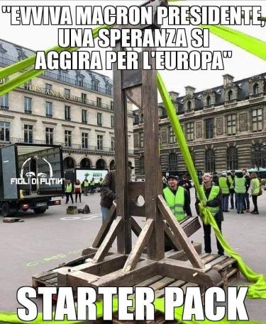 Photo identique recolorisée façon gilets jaunes