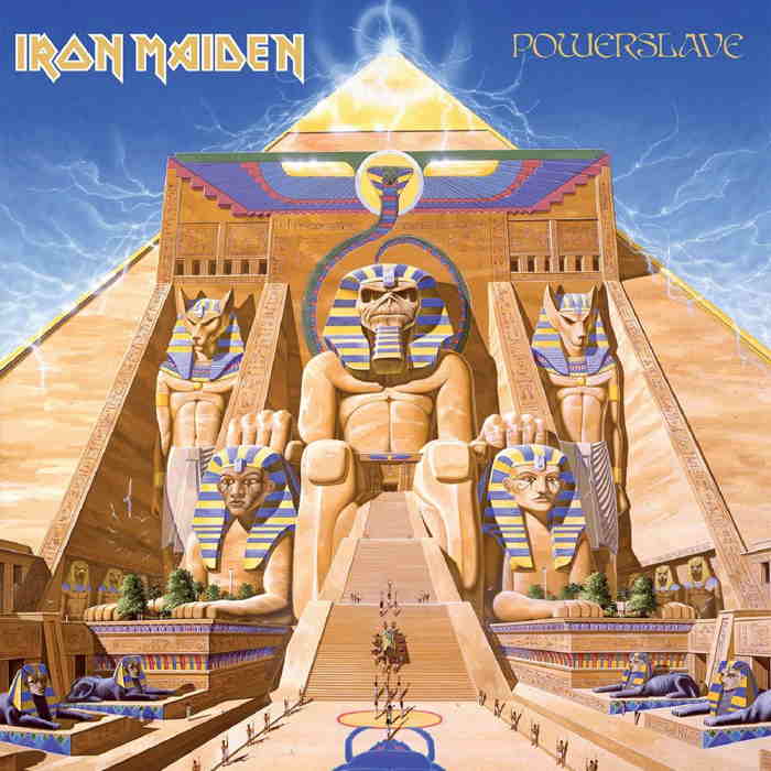 Iron Maiden: couverture d'album "Powerslave"