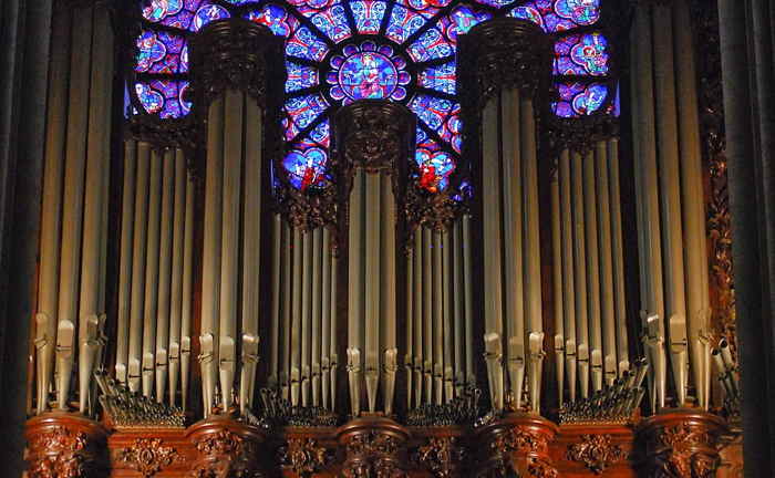 Orgue de la cathédrale ["Notre" Dame] de Paris