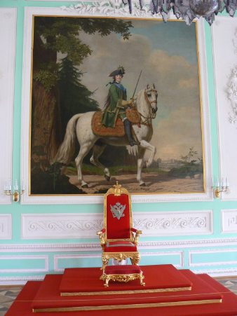 trône de catherine la Grande