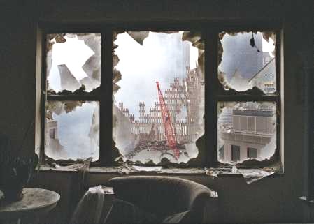 fenetre détruite NYC WTC