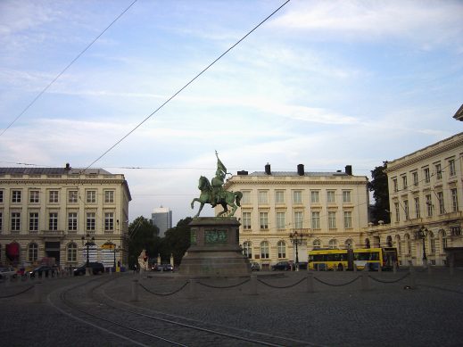 Statue de Godefroy de Bouillon à Bruxelles
