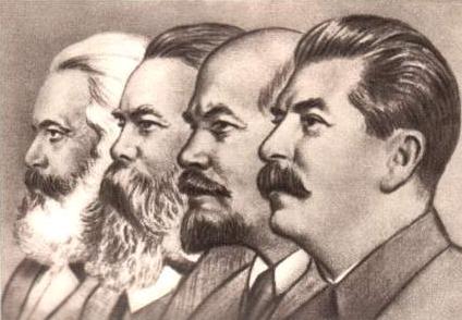 Marx, Engels, Lénine et Staline