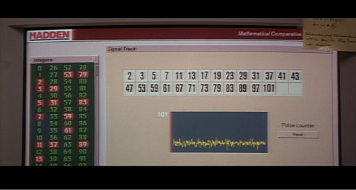 Capture d'écran du film "Contact"