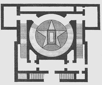 Plan du mausolée