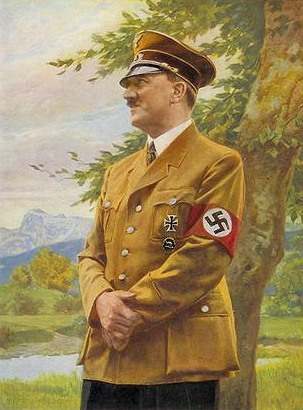 Portrait peint d'Hitler